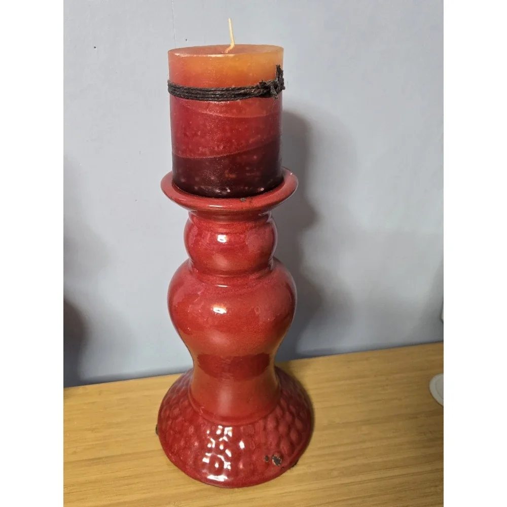 Ceramic Pillar Candle Holders With‎ 